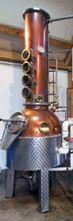 Area wineries join regional marketing effort A still at the Warwick Valley Winery & Distillery.