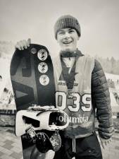 Max Fox Rabdau wins gold at the 2024 East Coast Future’s Tour at Mount Snow, Vt.