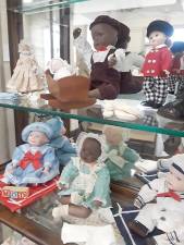 A display of dolls carefully repaired and artfully arranged in the New Acquisitions exhibit at the A.W. Buckbee Center, 2 Colonial Ave., Warwick, will be on available for viewing one last time on Sunday, Oct. 27, from 2 to 4 p.m.