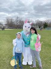 The Pine Island Easter Egg Hunt was sponsored by Pine Island Recreation. There were three age groups, 0-4, 5-8, and 9 and up. A few special purple tickets in the eggs would win you an Easter basket. There was also a very special appearance by the Easter bunny.