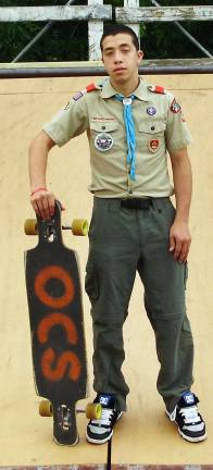 Justin Levitt completes Eagle Project at Village of Warwick skate park Justin Levitt