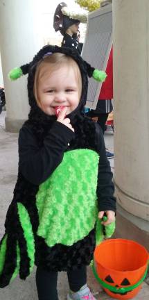 Annual Lions Club and Village of Warwick Halloween Parade draws 1,200 witches, goblins and other assorted characters Provided photo Megan Kelly 2, came as a spider.