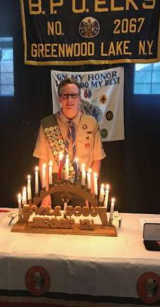 Christopher Sommer receives the rank of Eagle Scout Christopher Sommer from Warwick received the rank of Eagle Scout at a ceremony held in Greenwood Lake on Jan. 6.