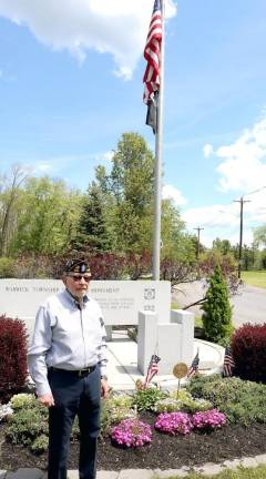 Memorial Day Grand Marshall Tony Cosimano served as a combat helicopter pilot in Viet Nam. Photo by Roger Gavan.