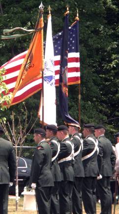 Orange County honoring all who have served this Saturday This Straus News file photograph shows an honor guard at the Orange County Veterans Cemetery in Goshen.