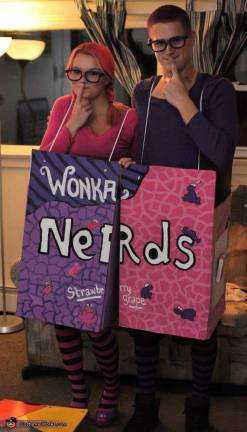 Design a Halloween costume using household items Photos courtesy costume-works.com Nerds
