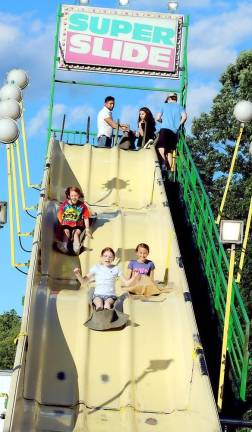 The Super Slide is always very popular with the youngsters and even some adults.