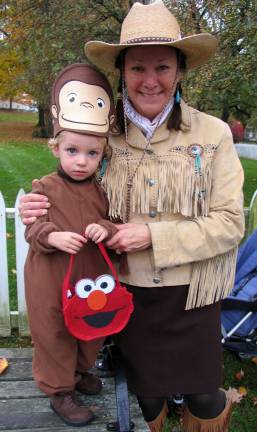 Halloween makes a comeback Photos by Roger Gavan Zach Zwolinski, 2, and his mother, Linda Zwolinski.