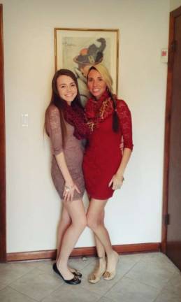 Mother Daughter Look A Like contest Photo submitted by Lidia Pambianchi of Goshen Mother Lidia and daughter Skylar.