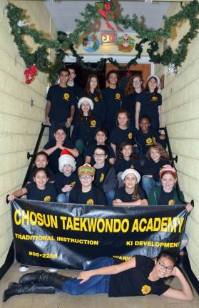 Provided photo The Chosun Taekwondo Academy through its Leadership Team, doubled its efforts to support the community this holiday season by collaborating on humanitarian projects with The Warwick Community Kitchen and the Warwick Lions Club.