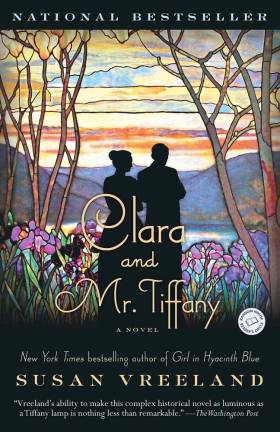 A discussion, via Zoom, of Susan Vreeland’s bestselling novel, “Clara and Mr. Tiffany,” on Tuesday, Feb. 23, at 6 p.m.