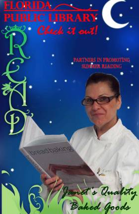 Find the Florida Village reading stars Get started with this poster of a favorite baker found at the Florida Farmers Market each Tuesday.