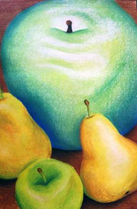 WVHS art show at the library This still life was painted by Warwick Valley High School junior Melanie Loprerena.