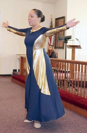 During the service the congregation was treated to several performances including a dance selection by Jessica Facenda of the Union AME Dance Ministry.