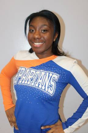 Alicia Ward is a senior on the varsity cheer team.