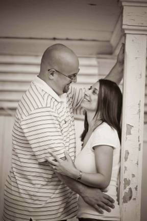 Love is in the air Rudy and Kim Gordon of Warwick, N.Y. "Forever in love."