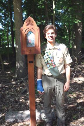 Photos by Roger Gavan On Saturday, June 9, Warwick&#x2019;s Boy Scouts of America Troop 38 advanced James Peter Juliano, the son of Dr. John and Mary Juliano of Warwick, to the rank of Eagle.