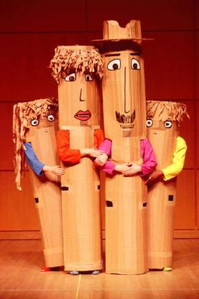 Paper Bag Players return to SUNY Orange in January with new play Provided photos "Lost in the Mall" is the classic Paper Bag Players vignette.