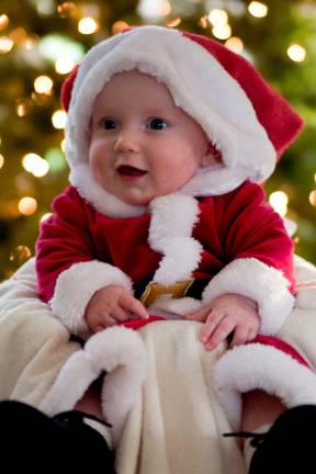 Vote for the best holiday photo Submitted by: Christine Schouten of West Milford, N.J. " Kyle Johan's first Sleigh Ride. Our precious little Santa on his own Christmas sleigh."