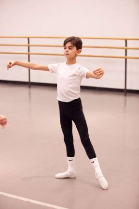 Local to dance in NYC Photo Credit: Rosalie O'Connor Pierson Hall in class at the School of American Ballet, the official school of New York City Ballet.