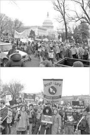 Local groups join Roe v. Wade protest Local groups join Roe v. Wade protest
