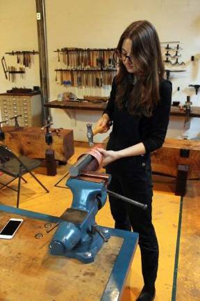 Center for Metal Arts Photos provided by Dan Neville Marissa Ziesing, a metalsmith from Australia, is the Resident Artist with the Center for Metal Arts for two months.