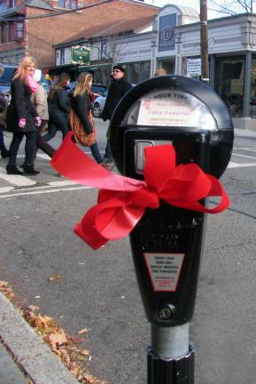 Shoppers braved the cold to be 'Home for the Holidays' There was free metered parking, which will continue throughout the season.