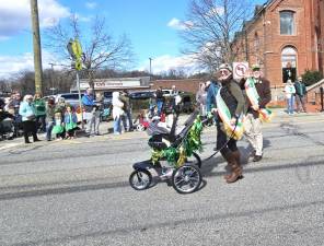 Warwick St. Patrick’s Day Parade Grand Marshal, and former town supervisor, Mike Sweeton.