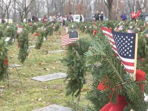 Orange County’s Veterans Memorial Cemetery will once again host a Wreaths Across America (WAA) ceremony on Saturday, Dec. 18. File photo from 2019.