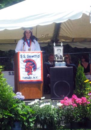 S.S. Seward Institute Class of 2012 Salutatorian, cheerleader and volleyball player Allison Faliski wants to be an actuary. Faliski received numerous awards including the Student Council Math Award, the Student Council Babe Ruth Sportsmanship Award and the Florida Athletic Booster Club award.