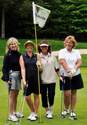 Putting for a purpose pays off The Hip & Chic team ñ from left, Maureen Kohler, Barbara Sullivan, Judi Price and Joanne Daly ñ won best womenís foursome honors May 14 at the Bon Secours Community Hospital, St. Anthony Community Hospital and Provident Bank Spring Classic at Wallkill Golf Club.