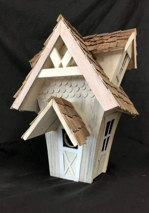 Warwick students rock the art world Rocco Manno created this whimsical birdhouse which will be available at auction during the “Rock-n-Roll Art Show” at Warwick Valley High School this Friday, May 11, beginning at 5 p.m.