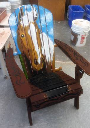 Theres a chair for everyone This chair was painted by Emily Zarrow.