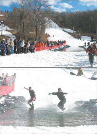 Mt. Peter holds wacky skiing contest Mt. Peter holds wacky skiing contest