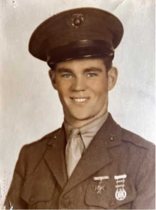 Military tribute banners to fly throughout Warwick to honor veterans A photo of Joyce Perron’s late father, Evariste A. LeDuc, who inspired her to take on this project with the Warwick Valley Rotary. Photo provided.