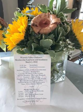 Spring Luncheon centerpiece