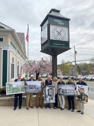 The iconic Walden Savings Bank clock tower.