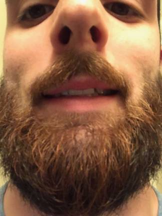 The Winning Beard Nick - Pose 1: American Red Cross for the devastating California Fires