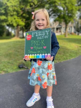 Ava, Pre-K at Golden Hill Elementary.