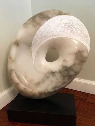 SUNY Orange showcasing abstract exhibit through October "Eye of the Storm" by Terry S. Mollo