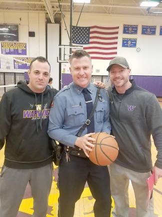 Warwick High School will rely heavily on veteran players Eric Rosa, Resource Officer Mike Kearns and PE teacher Shad Scarpulla. Doors open at 6:45 p.m on Friday, March 6, at Warwick Valley High School.