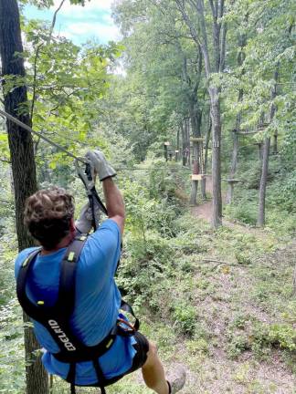 Treescape Aerial Adventure Park opens Great Gorge zip line