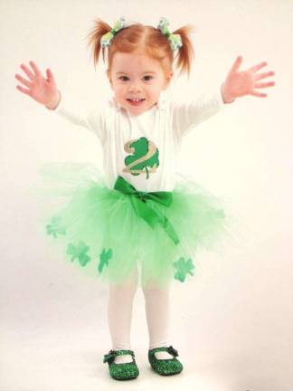 One Lucky Leprechaun McKenna was born 4 hours shy of St. Patrick's Day, but has that Irish red hair and the spunk of a leprechaun! Photo courtesy of Lindsay