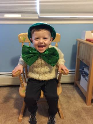 One Lucky Leprechaun Sean is excited for St. Patrick's day and soon turning 4!