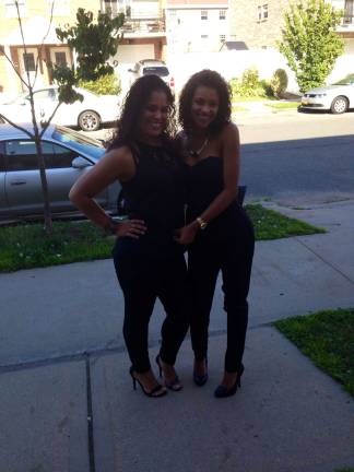Mother Daughter Look A Like contest Photo submitted by Zaira Serrano of Warwick Zaira and Alexia.