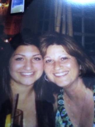 Mother Daughter Look A Like contest Photo submitted by Tina Lyding of Greenwood Lake Tina and Dana having a good time in Miami.