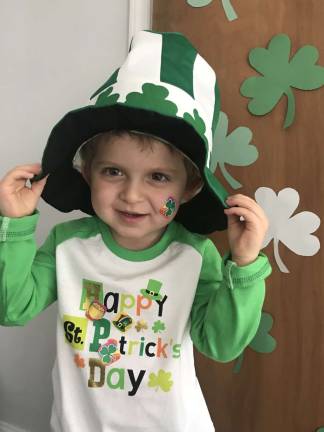 One Lucky Leprechaun AJ Leprechaun. Photo courtesy of Andrea.