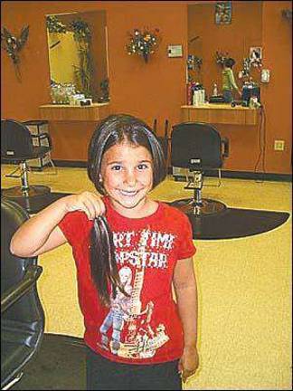Hair donated to Pantene Beautiful Lengths' Hair donated to Pantene Beautiful Lengths'