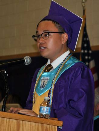 Warwick Valley High School Class of 2018 Wen Long Yang, nominated Senior Speaker
