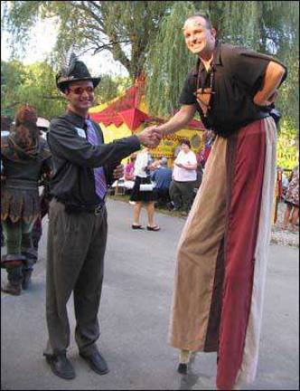 Nothing medieval about the Warwick chamber's mixer at Renaissance Faire Nothing medieval about the Warwick chamber's mixer at Renaissance Faire